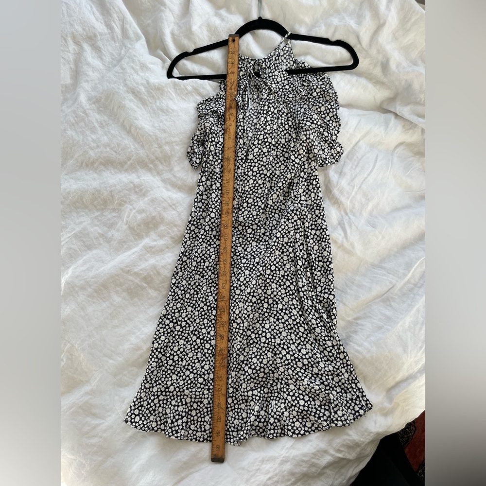 Zara ditsy ruffle mini dress - Picture 4 of 13